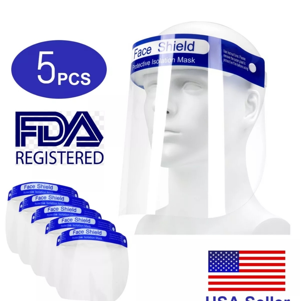 5 Pcs Face Shield Protection